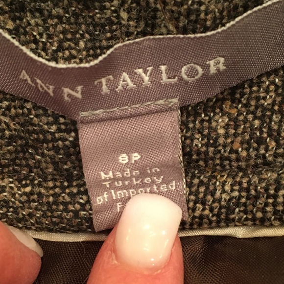 Ann Taylor Wool Cuffed Trouser - Picture 4 of 5